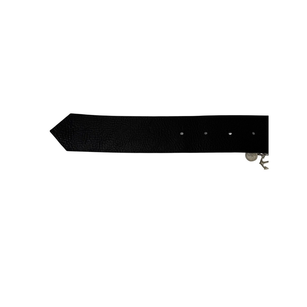 Jean Paul Gaultier | Black Leather Figural Charm Statement Belt | EU 48 - Picture 9 of 16